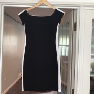 Black off shoulder dress